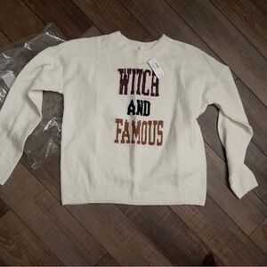 Off White Witch and Famous  Sweater